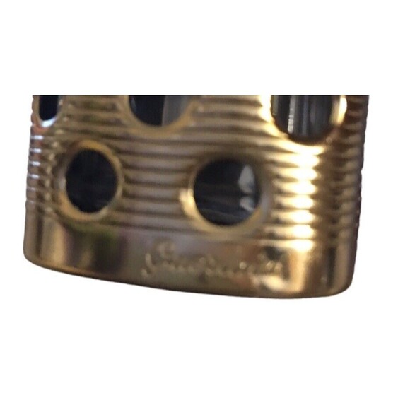 Guerlain Samsara Parfum Spray Atomizer Gold Case & Empty .25oz Vintage Bottle - Picture 6 of 7